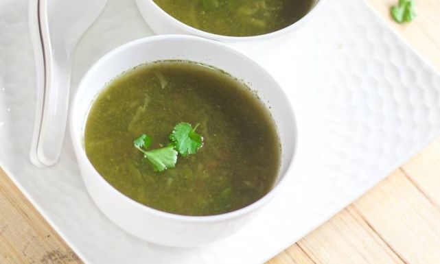 طريقة عمل شوربة الكزبرة 