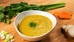 طريقة عمل شوربة الجزر و البطاطا الحلوة