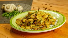 طريقة عمل بطاطس بالفطر
