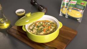طريقة عمل شوربة دجاج KNORR إكليل الجبل