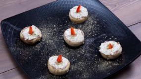 طريقة عمل حشي الفطر بالجبنة بطريقة صحية