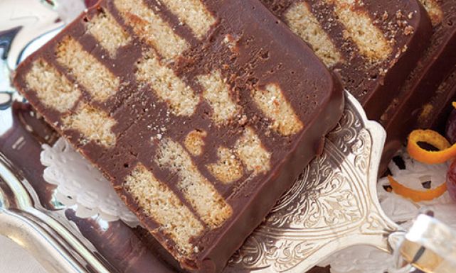 طريقة عمل كيكة الشوكولاته بالبسكويت Just Food
