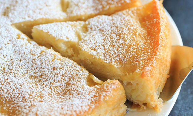 طريقة عمل كيكة التفاح الفرنسية Just Food