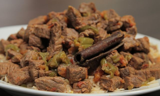 طريقة عمل كبسة لحم الغنم بخطوات سريعة Just Food