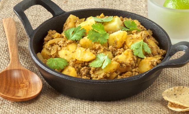 طريقة عمل لحم مفروم بالبطاطس Just Food