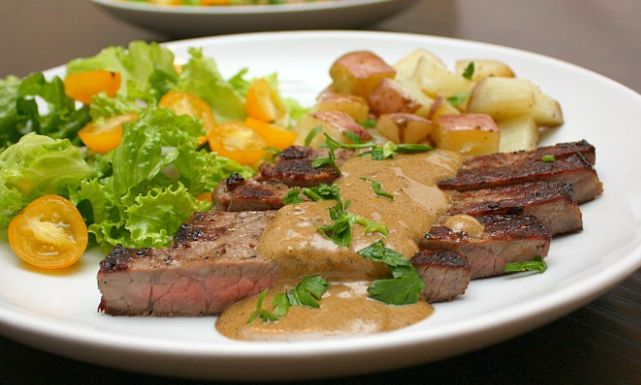 طريقة عمل شرائح اللحم بالعسل والمستردة Just Food