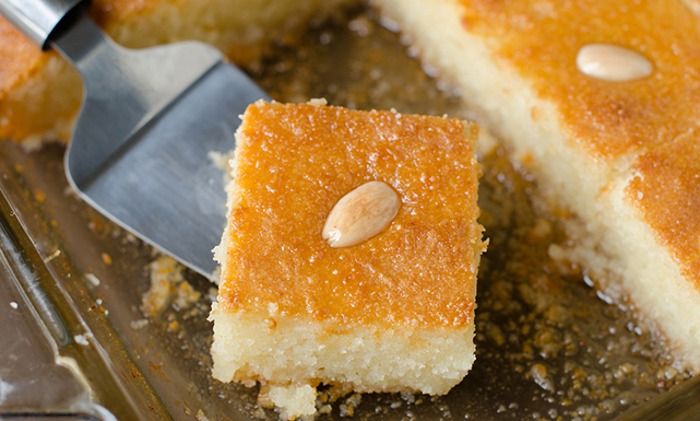 طريقة عمل البسبوسة Just Food