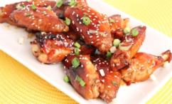 طريقة عمل ترياكي أجنحة الدجاج الحارة بالعسل