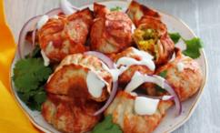 طريقة عمل زلابية آسيوية بالخضار وجبن البانير والتندوري