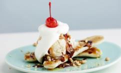 طريقة عمل بنانا سبليت مشوي