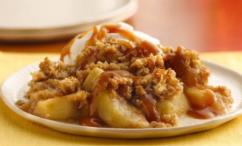 طريقة عمل حلى الشوفان المخبوز بكمبوت الكمثرى