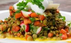 طريقة عمل سلطة العدس الجديدة