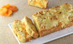 طريقة عمل كيك بجبنة الماعز و المشمش المجفف