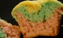 طريقة عمل كب كيك ب 3 ألوان سهل التحضير