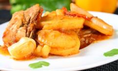 طريقة عمل طاجن البطاطس الشهية