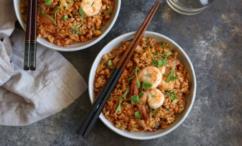 طريقة عمل أرز الكيمتشي المقلي في جهاز طهي الأرز