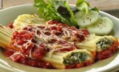 طريقة عمل مانيكوتي مقلي بغموس السبانخ والخرشوف