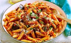 طريقة عمل باستا بينا بصوص الباذنجان