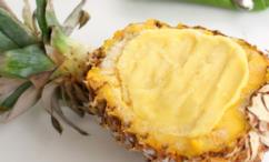 طريقة عمل سوربيه الأناناس الكريمي