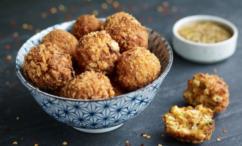 طريقة عمل كرات أرز الكيمتشي المقلية