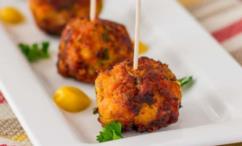 طريقة عمل كرات البطاطا الحلوة بالتركي