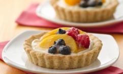 طريقة عمل تارتليت الفواكه بالكريمة