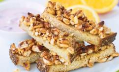 طريقة عمل التوست المحمص بالقطر و المكسرات