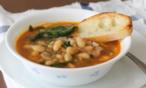 طريقة عمل شوربة الفاصوليا البيضاء بالسبانخ