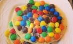 طريقة عمل بان كيك بدون بيض بالشوكولاته m&ms