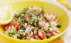 طريقة عمل سلطة الأرز بالتونا والبازلاء