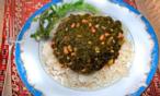 طريقة عمل الأرز مع السبانخ