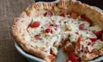 طريقة عمل فطيرة البندورة والكريمة