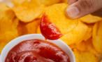 طريقة عمل شيبس بنكهة الكاتشب