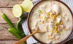 طريقة عمل شوربة كريمة الدجاج بالذرة مثل المطاعم