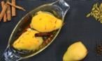 طريقة عمل حلى الإجاص بالزعفران