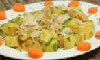 طريقة عمل سلطة البطاطا الساخنة