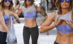 لأول مرة، مدرب جينفر لوبيز يكشف عن سر بطنها المسطح !