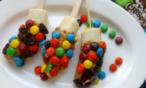 طريقة عمل بانانا بوبس بالm&ms
