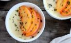 طريقة عمل أكواب الباناكوتا بكمبوت الخوخ و القرفة