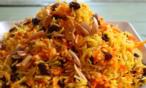 طريقة عمل الأرز البسمتي باللوز والزبيب