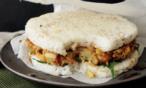 طريقة عمل برجر الأرز بتمبورا الجمبري