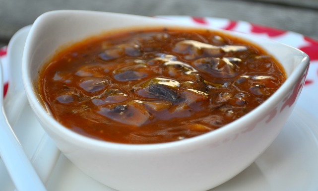طريقة عمل صوص الفطر البني