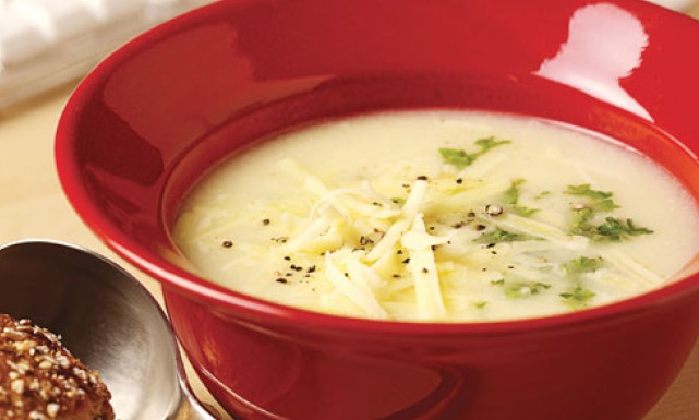 طريقة عمل شوربة الجبن