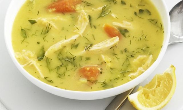 طريقة عمل شوربة الدجاج بالليمون:
