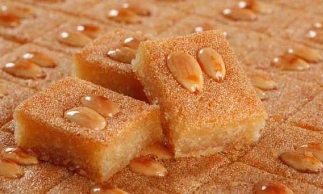 طريقة عمل حلى النمورة