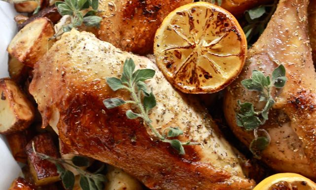 طريقة عمل دجاج بالأوريغانو