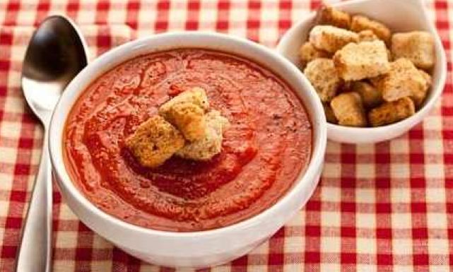 طريقة عمل شوربة الخضار المشوية