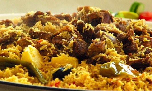 طريقة عمل كبسة الواحة بالحليب