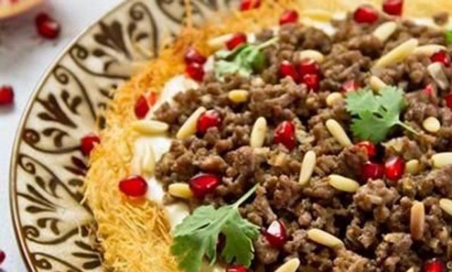 طريقة عمل الكنافة باللحم المفروم: