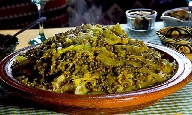 طريقة عمل الرفيسة المغربية بالدجاج: